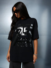 Street Oversized T-Shirt With Gloss Print